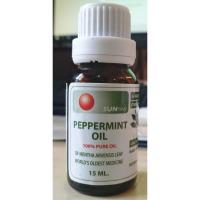 ราคา SUNTINY Peppermint Oil 100% Pure น้ำมันหอมระเหย เปปเปอร์มิ้นต์ 100% 15 ml. (3932764161)
