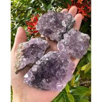 ราคา 1 PC Random Pick Raw amethyst cluster druzy collection natural amethyst, amethyst cluster, amethyst geode, amethyst (20083014443)