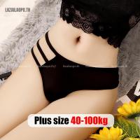 ราคา Plus size กางเกงชั้นในสาวอวบ กางเกงชั้นในผุ้หญิงไซส์ใหญ่เซ็กซี่ Lace-Up เสือดาวพิมพ์แฟชั่น Tempting เสื้อผ้าสาวอวบอ้วน Big size Underwear Women (41055299386)