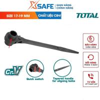 ราคา TOTAL ประแจหางหนูเหล็ก cr-v ขนาด 17x21mm, 19x21mmx 19x24mm ประแจ 12 จุด สีดํา เนื้อด้าน - ของแท้ (44313518849)