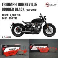 ราคา ผ้าเบรค Nexzter สำหรับ Triumph Bonneville Bobber Black​ (2382407982)
