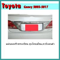 ราคา แผ่นรองป้ายทะเบียน Camry 2006-2011 คาร์บอนดำ (9580359598)