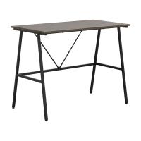 ราคา HomeHuk โต๊ะทำงาน รุ่นจีเนียส ขนาด 100 ซม. - สีน้ำตาล/ดำ (42100534531)