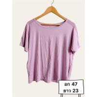 ราคา เสื้อเบลาส์ เสื้อยืดผู้หญิง AIRism แบรนด์ Uniqlo มือสอง (24671564412)