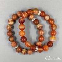 ราคา กำไลข้อมือหินนำโชค โทนสีส้ม *หินแท้ ธรรมชาติ* (647737188)