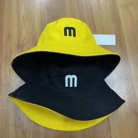 ราคา Youthful หมวกบักเก็ตแฟชั่นสองด้าน Unisex ปักตัวอักษร M (40458831577)