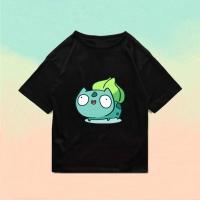 ราคา 【100ซม.-150ซม】ฤดูร้อนเสื้อยืดแขนสั้น พิมพ์ลาย โปเกมอน ภาพการ์ตูน สําหรับผู้ชาย และผู้หญิง ผ้าฝ้าย 100% ไม่หด (24175173675)