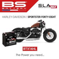 ราคา แบตเตอรี่ BS สำหรับ HARLEY-DAVIDSON : Street 500/750, Sportster 883/1200, IRON 883, FortyEight 1200, Roadster 883/1200 (4765024989)