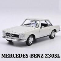 ราคา รถโมเดล welly 1:24 1963 mercedes-benz230SL สุดหรู ประตู กระโปรงหน้าเปิดได้ สีขาว (5242230039)