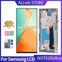 ราคา TFT Note20Ultra 5G 4G สําหรับ Samsung Galaxy หมายเหตุ 20Ultra 5G จอแสดงผล LCD N986B หน้าจอสัมผัสเปลี่ยนชุดกรอบ (41310735019)