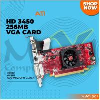ราคา ATI Radeon HD3450 256MB DDR2 64Bit PCIe 2.0 x16 อินเทอร์เฟซ GPU VGA การ์ด (9222343083)