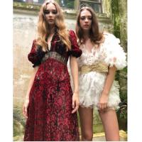 ราคา เดรสสีแดง ลูกไม้ สวยแซ่บ งานป้ายjariya (1855023115)