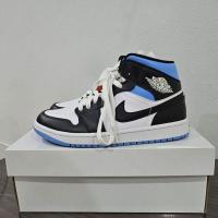 ราคา รองเท้า Nike Air Jordan 1 Mid University black white (W) (26701201181)