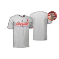ราคา เสื้อยืด ลิขสิทธิ์แท้ Liverpool ลิเวอร์พูล T-shirts รุ่น LFC-017 สีเทา Topdry (2855974152)