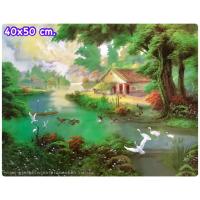 ราคา (เลือกภาพด้านใน) ขนาด 40x50 cm.(16*20 นิ้ว)ภาพวิว ภาพวาด ภาพดอกไม้สวย ซากุระ ดอกบัวน้ำตก ทะเล (4909288908)