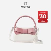 ราคา AGE FREE Sophia Bag กระเป๋าสะพายไหล่ทรงน่ารักสำหรับผู้หญิง E สายสะพายไหล่ปรับได้กระเป๋าผีเสื้อ (24313243385)