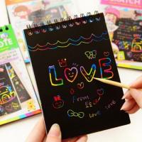 ราคา ชุดเครื่องเขียนสําหรับเด็ก Notebook Stylus Scratch Paper Note Drawing ของเล่นเพื่อการศึกษา (54101660510)
