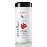 ราคา John Paul Pet Ear & Eye pet Wipes แผ่นเปียกทำความสะอาดหูและตา (65812956)