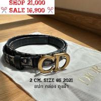 ราคา used~ dior belt size 85 (20058612125)