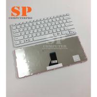 ราคา SONY Keyboard คีย์บอร์ด SONY VAIO E 14″ E141 SVE141 SV-E141 SVE14112FXB SVE14112FX SVE141 SVE141C11T SVE141D11T สีขาว (2057289348)