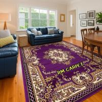 ราคา พรมเปอร์เซีย พรมหลุยส์ลายดอกไม้ สีม่วง (17978809284)