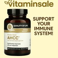 ราคา Quality of Life Kinoko Gold AHCC 500mg 60 Vegicaps อาหารเสริมจากเห็ดสกัดคุณภาพสูง (2703901628)