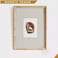 ราคา ภาพสีน้ํามัน, ถุงมือเบสบอลพิมพ์สไตล์วินเทจเบสบอลศิลปะเป็นกลางเนอสเซอรี่กีฬาตกแต่งชายห้องลายปริญ (27542860375)