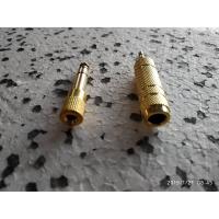 ราคา แจ็คแปลง 6.3mm. male เป็น 3.5mm. female และ แจ็คแปลง 3.5mm. male เป็น 6.3mm. Female (1855781599)
