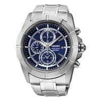 ราคา Seiko Road Chronograph Limited Edition SNDE79P1-Silver/Blue (340079529)