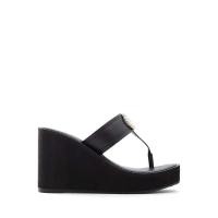 ราคา ALDO รุ่น Macarenia รองเท้าแตะส้นตึก - สีดำ (28951626502)