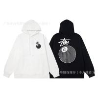 ราคา 25SS American Street Wear Autumn Winter stussy Black No. 8 Ball พิมพ์ผู้ชายผู้หญิงสไตล์เดียวกัน Hooded Sweatshirt หลวมประเภทญี่ปุ่นเกาหลี Casual (24447205679)