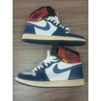 ราคา Air Jordan 1 Retro NRG x Union Los Angeles High Storm Blue Size 8us 7.5uk 41eu 26cm. (28089538232)