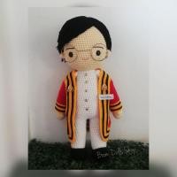 ราคา ตุ๊กตาถักรับปริญญาชุดครุยพระจอมเกล้าฯ ขนาด 20 นิ้ว (20255237558)