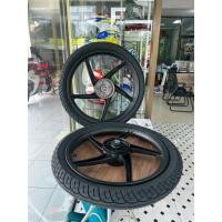 ราคา ล้อแม็ค+พร้อมใส่ยางนอก,,ใน ดรัม หน้า+หลัง ดรีมซุปเปอร์คัฟ,เวฟ110i, เวฟ100เก่า ,ดรีม100 ไซค์2.50-17 ,2.75-17 •Corun• (43463176003)