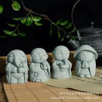 ราคา Zen สไตล์ญี่ปุ่นพระภิกษุสงฆ์น้อย Kyoto Kyoto Ksitigarbha รูปร่างถังปลา Aquarium บอนไซการจับคู่ Micro ภูมิทัศน์ภูมิทัศน์ชาสัตว์เลี้ยงเครื่องประดับ 11 (40826607986)