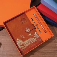 ราคา ชุดของขวัญ-สมุดโน๊ตหนังพรีเมี่ยมพร้อมปากกาลงนามและปลายปากกา-สีสุดหรูมากมาย (28490031153)