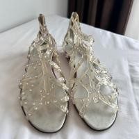 ราคา [แท้ ] Stuart Weitzman Glogladius Sandals Crystal Jelly Sandals จากอิตาลี ไซส์ 40 มือสอง (42858350252)