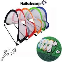 ราคา NAILSDECOR ตาข่ายฟุตบอล, พับพร้อมชุดฟุตบอลแบก, อุปกรณ์ฝึกซ้อมฟุตบอลขนาดเล็ก Pop Up Interactive ของเล่นเด็กฟุตบอลประตูในร่มกลางแจ้ง (43074361176)