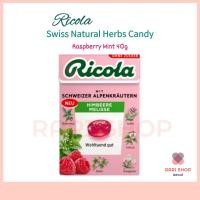 ราคา [Ricola] Ricola Swiss Herb Sugar Free Candy Raspberry Mint 40g (29665349984)