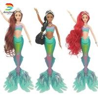 ราคา DENGLONG ตุ๊กตานางเงือก น่ารัก มีไฟและดนตรี ตุ๊กตาเจ้าหญิง 35CM ตุ๊กตาเด็ก (28986575610)