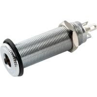 ราคา Musiclily Pro 1/4" Metal Stereo Guitar Bass Barrel Output Jack Plug Mono Input Jack Sockets for Electric Guitar or Bass, Chrome (56602054547)