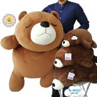 ราคา ตุ๊กตาหมีขี้เซา ชอคโก้ 35-150 cm เส้นใยไมโคร นุ่มพิเศษ alicdolly (433199426)