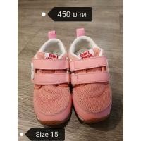 ราคา รองเท้าผ้าใบ​เด็ก​ Miki House ​มือสองสภาพนางฟ้า​ ของแท้​ 100% (3464709044)