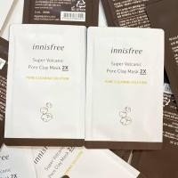 ราคา (ขั้นต่ำ10ซอง คละได้) Exp.11/12/2020 ลดราคา ของแท้ มาร์คโคลนซับมัน Innisfree Super Volcanic Pore Clay Mask 2X (6441485415)