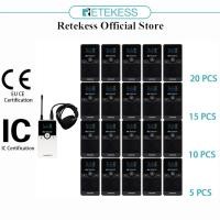 ราคา Retekess TT116 ตัวรับสัญญาณไร้สายแบบพกพาระบบพร้อมกันลดเสียงรบกวนสําหรับโรงงานทัวร์เว็บไซต์ทัวร์ Umarh Pilgrimage (23383490782)