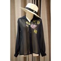 ราคา 13th.Shop - Used like new เสื้อชีฟองสไตล์วินเทจ (13974282050)