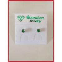 ราคา ต่างหูพลอยมรกตแท้ฝังเตยเหมาะสำหรับคนเกิดวันพุธ (5276766635)