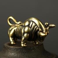 ราคา เครื่องประดับทองเหลืองโต๊ะหุ่นมินิสํานักงานทองแดงบริสุทธิ์สัตว์วัวกระทิงย้อนยุครูปปั้นขนาดเล็กอุปกรณ์วินเทจ1ชิ้น (29789843837)