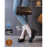 ราคา TORY BURCH YC-963 Leather Logo Wedge 7cm รองเท้าหนังผู้หญิง (43564389081)