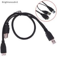 ราคา [Brightnessdin1] Usb 3.0 A Male Micro USB 3.0 BS Cord Cable For External Hard Drive Disk Cables Boutique (29772964730)
